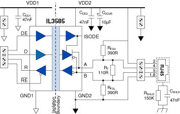 Isolated RS-485 Reference Design