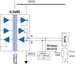 RS-485 with TVS