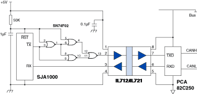 Isolated Legacy CAN Transceiver