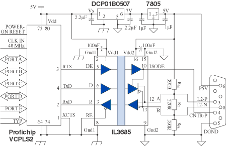 PROFIBUS Circuit