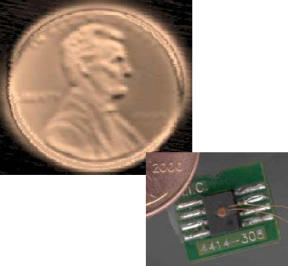 Penny imaged with NVE sensor