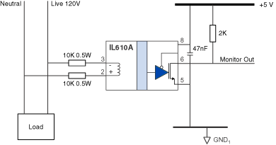 Isolated 120 VAC Line Monitor