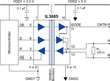 Isolated PROFIBUS Circuit