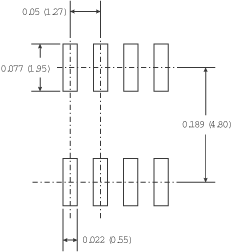 SOIC-8 Solder Pad Pattern