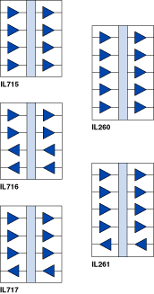 4 and 5-Channel Isolators