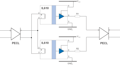 Isolated ECL Interface