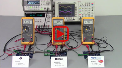 Low-power isolated RS-485 demonstrataition