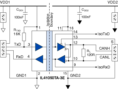 IL41050 CAN Reference Circuit