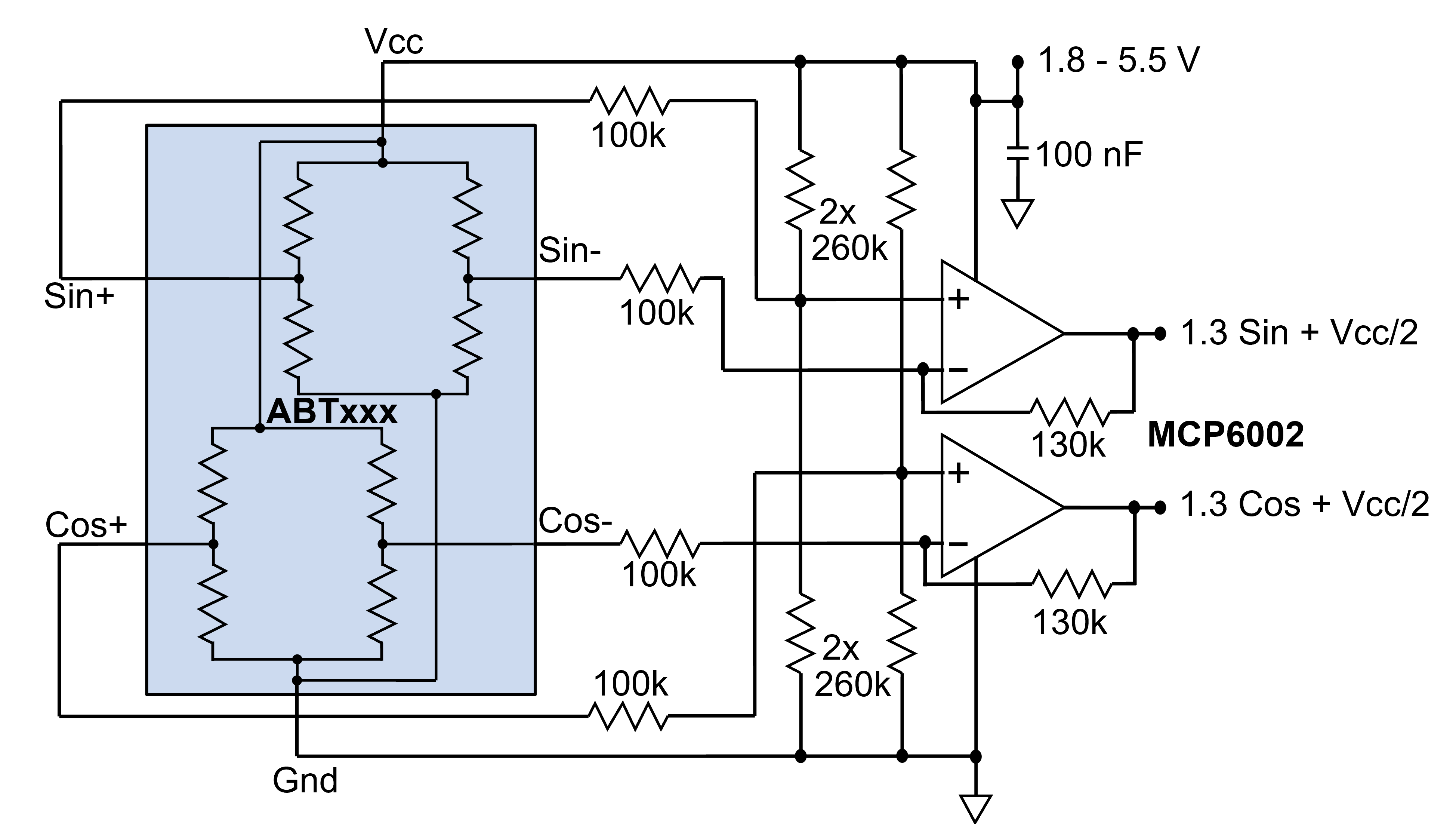 ABT-Series amplifier circuit