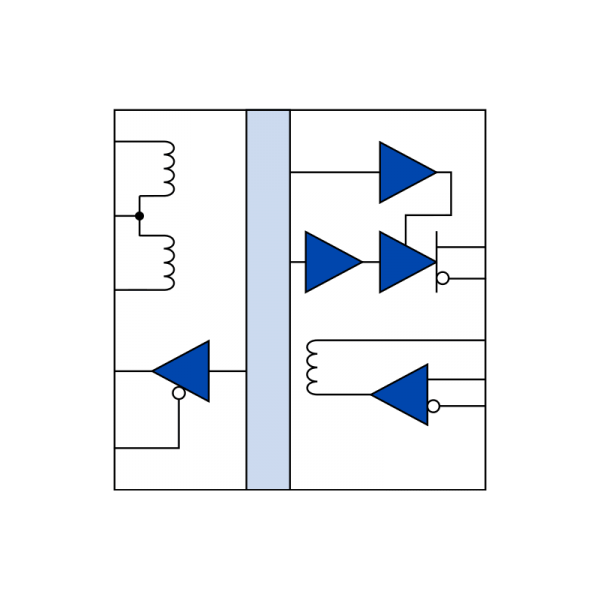 IL3222-3E: Fractional Load Passive-Input Isolated RS422 Xcvr, 2.5 kV, Narrow SOIC