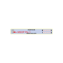 AG918-06: MSOP8 Printed Circuit Board (2″ x 0.25″)