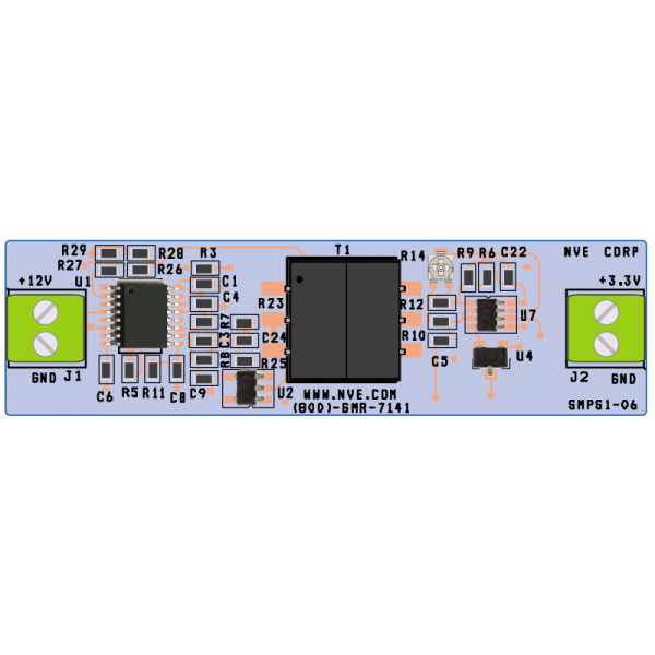 SMPS1-01: IL711/IL610 MSOP Isolated 2.5W SMPS Demo Board