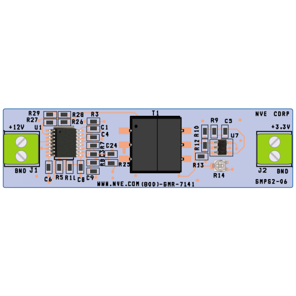 SMPS2-01: 2.5 kV MSOP Isolated 2.5W SMPS Demo Board