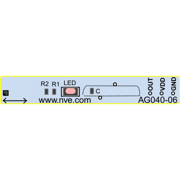 AG040C: ADL021 Externally-Powered Nanopower Sensor Evaluation Board