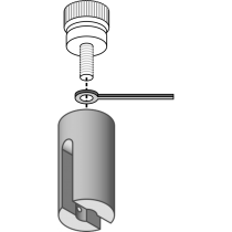 12546: Holder for 4 mm dia. disk magnet