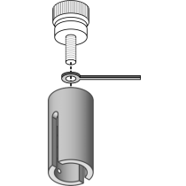 12545: Holder for 8 mm dia. disk magnet