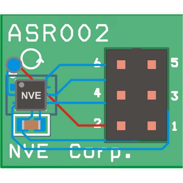 AG957-07E: ASR002 Smart TMR Angle Sensor breakout board