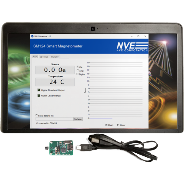 AG962-07E: SM125-10E Smart GMR Magnetometer Evaluation Kit