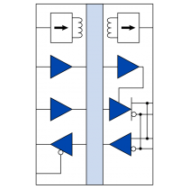 IL4685E: Isolated RS485 Transceiver w/DC-DC Convertor, 2.5 kV, Wide SOIC