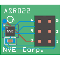 AG967-07E: ASR022 ABZ Smart TMR Encoder Sensor breakout board