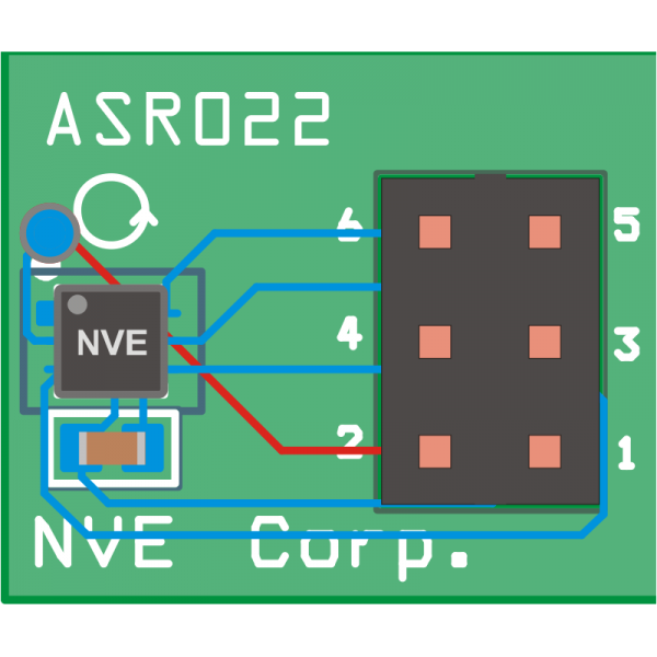 AG967-07E: ASR022 ABZ Smart TMR Encoder Sensor breakout board