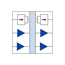 IL7611VE: Two-channel (both same direction) Isolator w/3.3-3.3V DC-DC Convertor