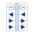 IL7614VE: 3-channel (2 transmit, 1 receive) Isolator w/3.3-3.3V DC-DC Convertor