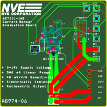 AG974-07E: ACT001-10E Isolated Current Sensor Evaluation Board