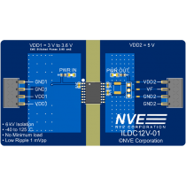 ILDC12V-01: Isolated 3.3-to-5V SOIC16 DC-DC Conv Eval Bd