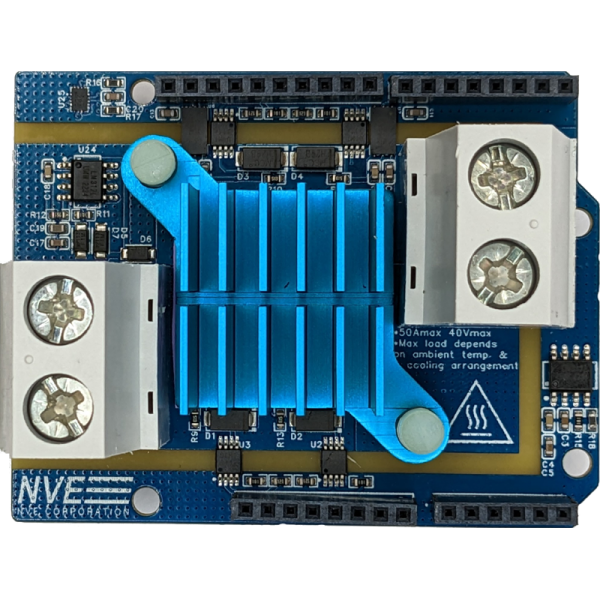 SHIELD01-01: 40V/50A H-Bridge Arduino Shield Eval Board