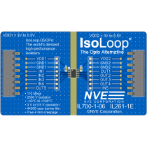IL261-1-01: 5-Ch (4-xmt, 1-rcv) QSOP Isolator Eval Bd