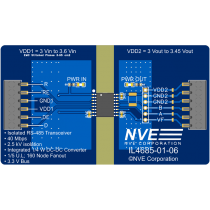 IL4685-01: Isolated RS-485 Xcvr w/3 V bus DC-DC Conv Eval Bd