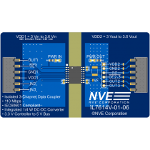 IL7614V-01: Isolated 3-Ch SPI w/Integ DC-DC Conv Eval Board