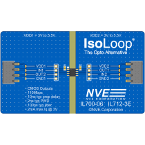 IL712-3-01: 2-Ch (1 ea dir) SOIC8 Isolator Eval Bd