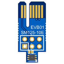 SM125-10E-EVB01: I2C 4 mT GMR Smart Sensor Breakout Board
