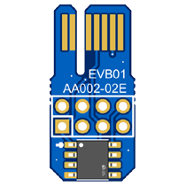 AA002-02E-EVB01: 1 mT SOIC8 GMR Magnetometor Breakout Board