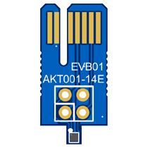 AKT001-14E-EVB01: 1.5 T DFN4 TMR Magnetometor Breakout Board