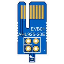 AHL925-20E: 1 mT, 1.5V, WLCSP GMR Switch Breakout Board
