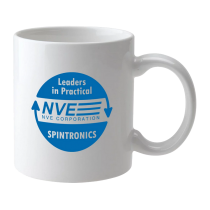 NVE logo coffee cup