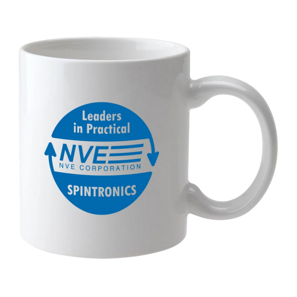 NVE logo coffee cup