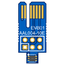 AAL004-10E-EVB01: 1.5 mT DFN6 GMR Magnetometor Breakout Board
