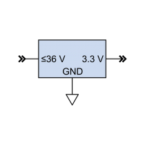 DC001-10E: 3.3V High-Temp Voltage Regulator