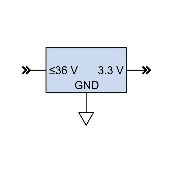 DC001-10E: 3.3V High-Temp Voltage Regulator