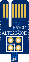 ALT022-20E-EVB01: 0-0.25 mT WLCSP TMR Magnetometor Breakout Board