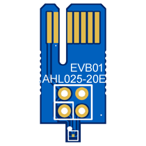 AHL025-20E-EVB01: 1 mT, 1.5V, WLCSP GMR Switch Breakout Board