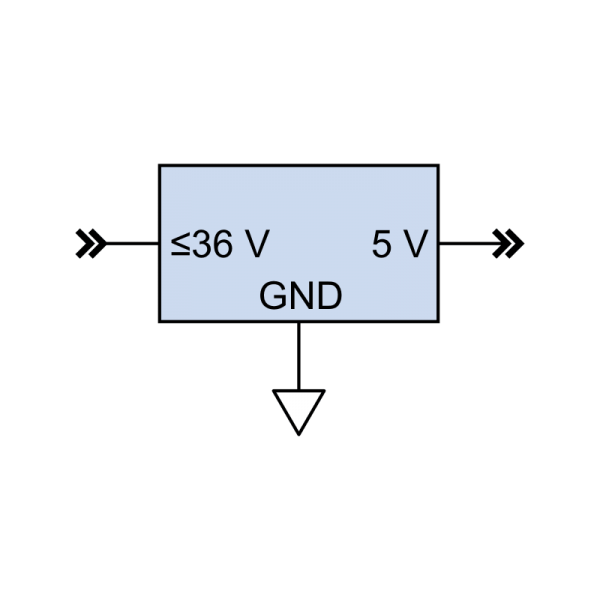 DC002-10E: 5V High-Temp Voltage Regulator