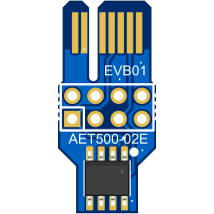 AET500-02E-EVB01: 5 mm TMR Rotational / Linear Sensor Breakout Board