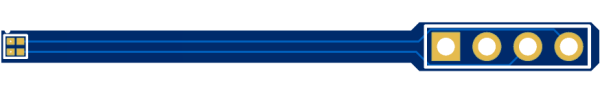 AG904-06 Long and Skinny Version: DFN4 General-Purpose PCB