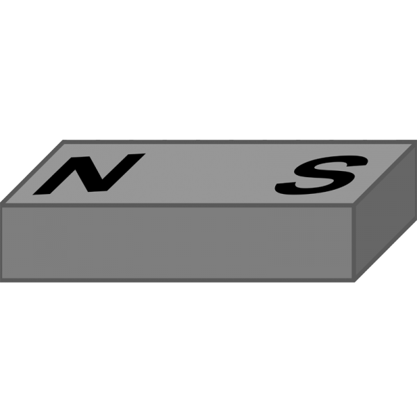 12650: 10 mm x 10 mm x 5 mm Bar Magnet